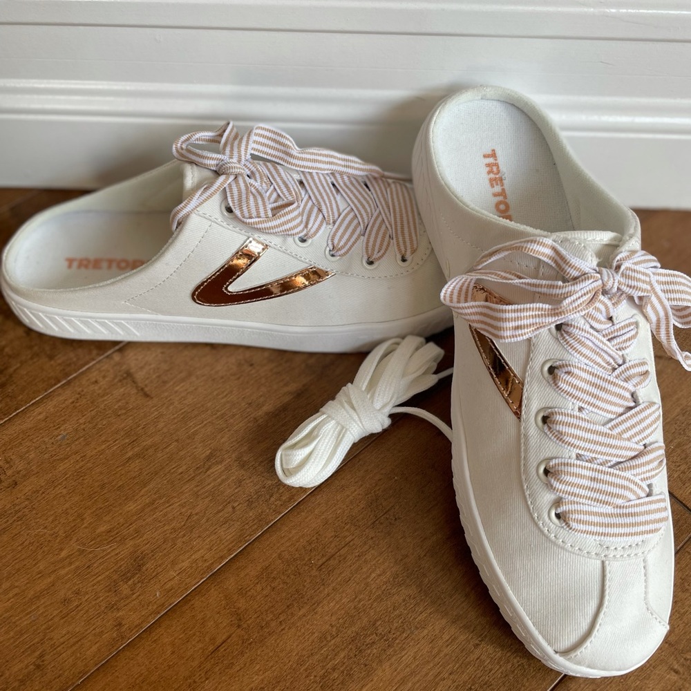 Tretorn Laceup Mule Sneakers